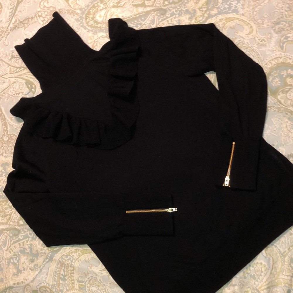 NWOT JCrew tippi sweater turtleneck w zippers Sz M